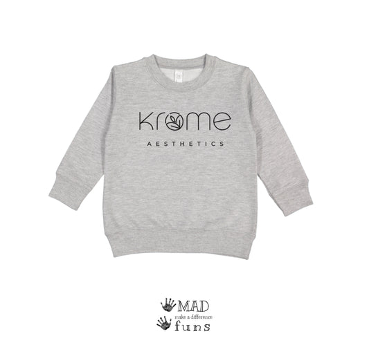 Krome Aesthetics Toddler Crewneck Sweatshirt