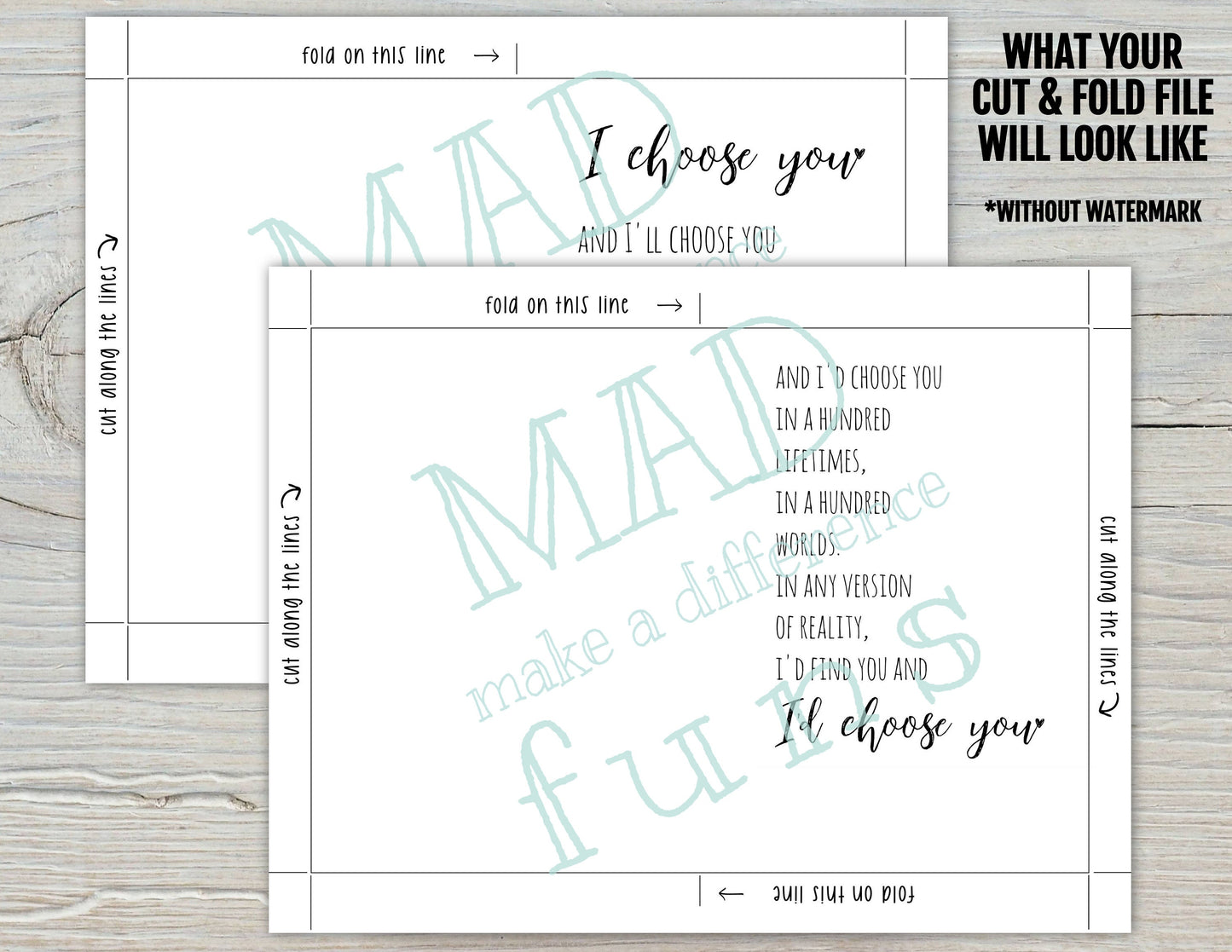 I Choose You 5x7 Printable Greeting Card | DIGITAL DOWNLOAD | Valentine's Day Wedding Anniversary Engagement Adoption Gift | Love Quote