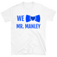 We Heart Mr. Manley Bow Tie T-Shirt | FFE Findlay First Edition Show Choir Support TShirt | Adult, Toddler Shirt, Baby Onesie