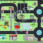Custom 46.5" x 30.5" Toy Car Town Play Mat