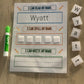 Learn to Read, Spell and Write Name Printable Activity, PERSONALIZED and INSTANT DOWNLOAD for preschool, kindergarten, homeschool!