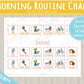 Morning Routine Chart for Toddlers | Toddler Matching Activity| INSTANT PRINTABLE DOWNLOAD| Kids Routine Printable | Daily Schedule Activity