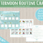 Afternoon Routine Chart for Toddlers |Toddler Matching Activity| INSTANT PRINTABLE DOWNLOAD| Kids Routine Printable| Daily Schedule Activity