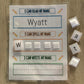 Learn to Read, Spell and Write Name Printable Activity, PERSONALIZED and INSTANT DOWNLOAD for preschool, kindergarten, homeschool!