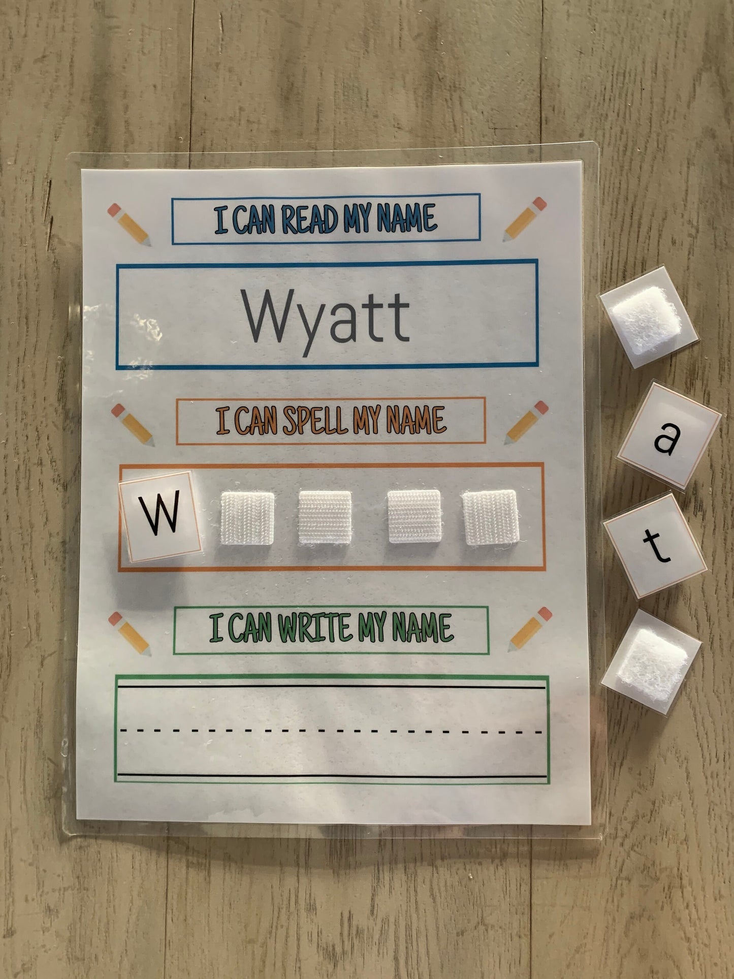 Learn to Read, Spell and Write Name Printable Activity, PERSONALIZED and INSTANT DOWNLOAD for preschool, kindergarten, homeschool!