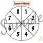Pizza Count and Match Activity | Printable | INSTANT DOWNLOAD | Preschool | Kindergarten | Homeschool | Learning | Pizza Math