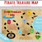 Pirate Treasure Map Activity |INSTANT PRINTABLE DOWNLOAD| Scavenger Hunt Game|Pirate Party Clues|Preschool Kindergarten Toddler Activities