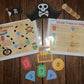 Pirate Treasure Map Activity |INSTANT PRINTABLE DOWNLOAD| Scavenger Hunt Game|Pirate Party Clues|Preschool Kindergarten Toddler Activities