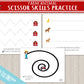 Farm Animal Scissor Skills Printable Activity | Busy Binder Worksheet | INSTANT DOWNLOAD | Toddler Preschool Kindergarten | Cutting Practice