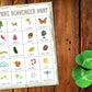 Nature Scavenger Hunt Activity|INSTANT PRINTABLE DOWNLOAD| Treasure Hunt Game| Outdoor I Spy Worksheet| Preschool Kindergarten Toddler