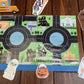 Halloween Town Toy Car Play Mat | INSTANT PRINTABLE DOWNLOAD | Kids Road Map | Hot Wheels MatchBox Car Race Track | Character Game Activity