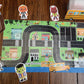 Halloween Town Toy Car Play Mat | INSTANT PRINTABLE DOWNLOAD | Kids Road Map | Hot Wheels MatchBox Car Race Track | Character Game Activity