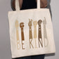 BE KIND American Sign Language Tote Bag | ASL Multi Color Diversity Bag | Inspirational School Canvas Bag Gift