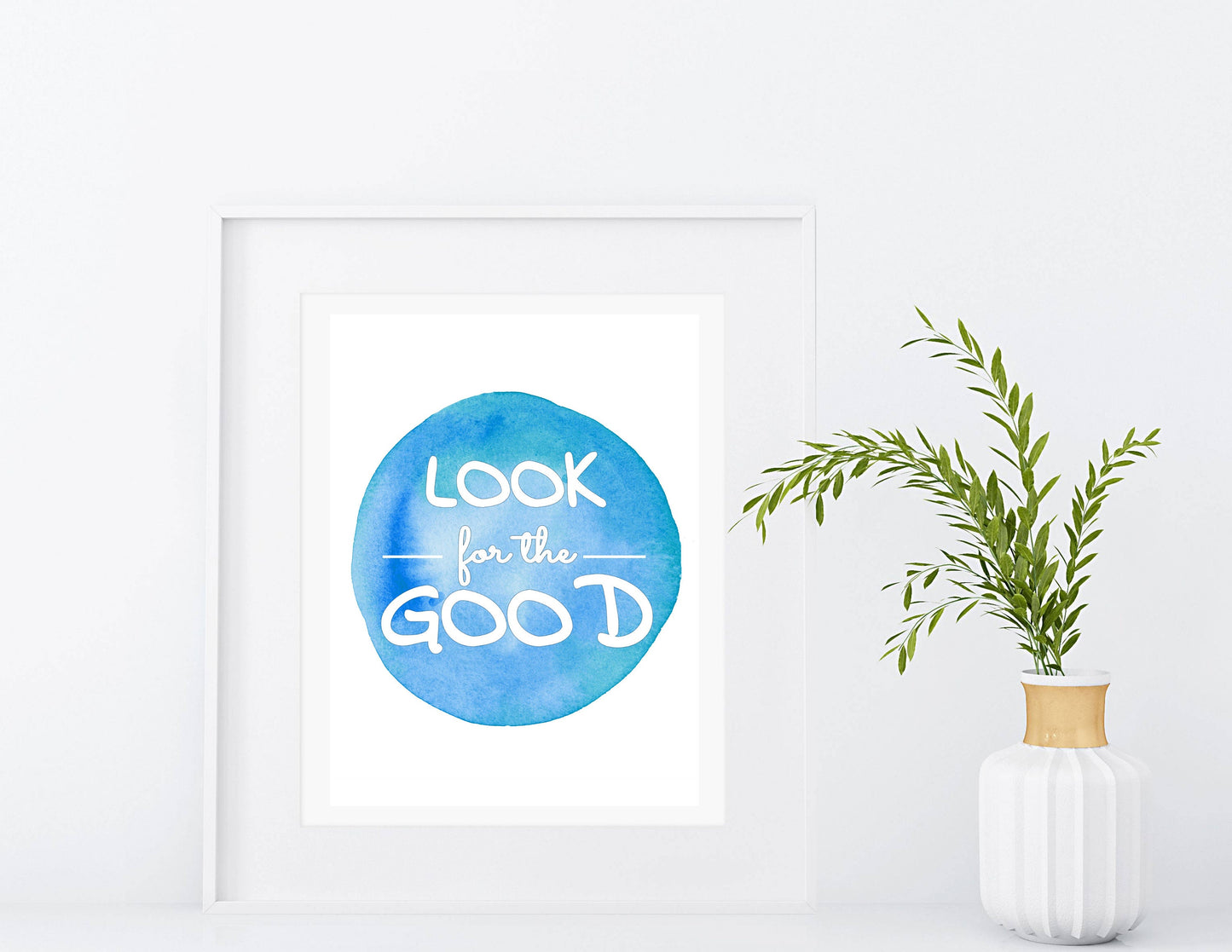 Look for the Good Print | Digital Download| Motivational Quote Decor| Printable Wall Art | Song Music Nursery Decor | Positive Quote Artwork