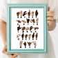 American Sign Language Poster | ASL Alphabet | Instant DIGITAL DOWNLOAD Printable Wall Art |Neutral Classroom Decor| abc Print | Homeschool