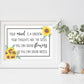 Your Mind is a Garden Print | Digital Download| Motivational Quote Decor| Printable Wall Art| Bedroom Nursery Decor|Inspirational Positive