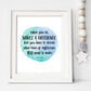 What You Do Makes A Difference Quote Print by Jane Goodall | Digital Download | Inspirational Decor | Printable Wall Art | Graduation Gift