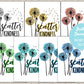 Scatter Kindness Print 8x10 | Dandelion Wish | Digital Download | Inspirational Decor | Printable Nursery Wall Art | Graduation Gift