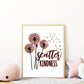 Scatter Kindness Print 8x10 | Dandelion Wish | Digital Download | Inspirational Decor | Printable Nursery Wall Art | Graduation Gift