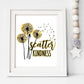 Scatter Kindness Print 8x10 | Dandelion Wish | Digital Download | Inspirational Decor | Printable Nursery Wall Art | Graduation Gift