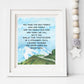 If You Walk The Footsteps Of A Stranger You'll Learn Things Print | Pocahontas Quote | Printable Wall Art | Nursery Decor | Digital Download