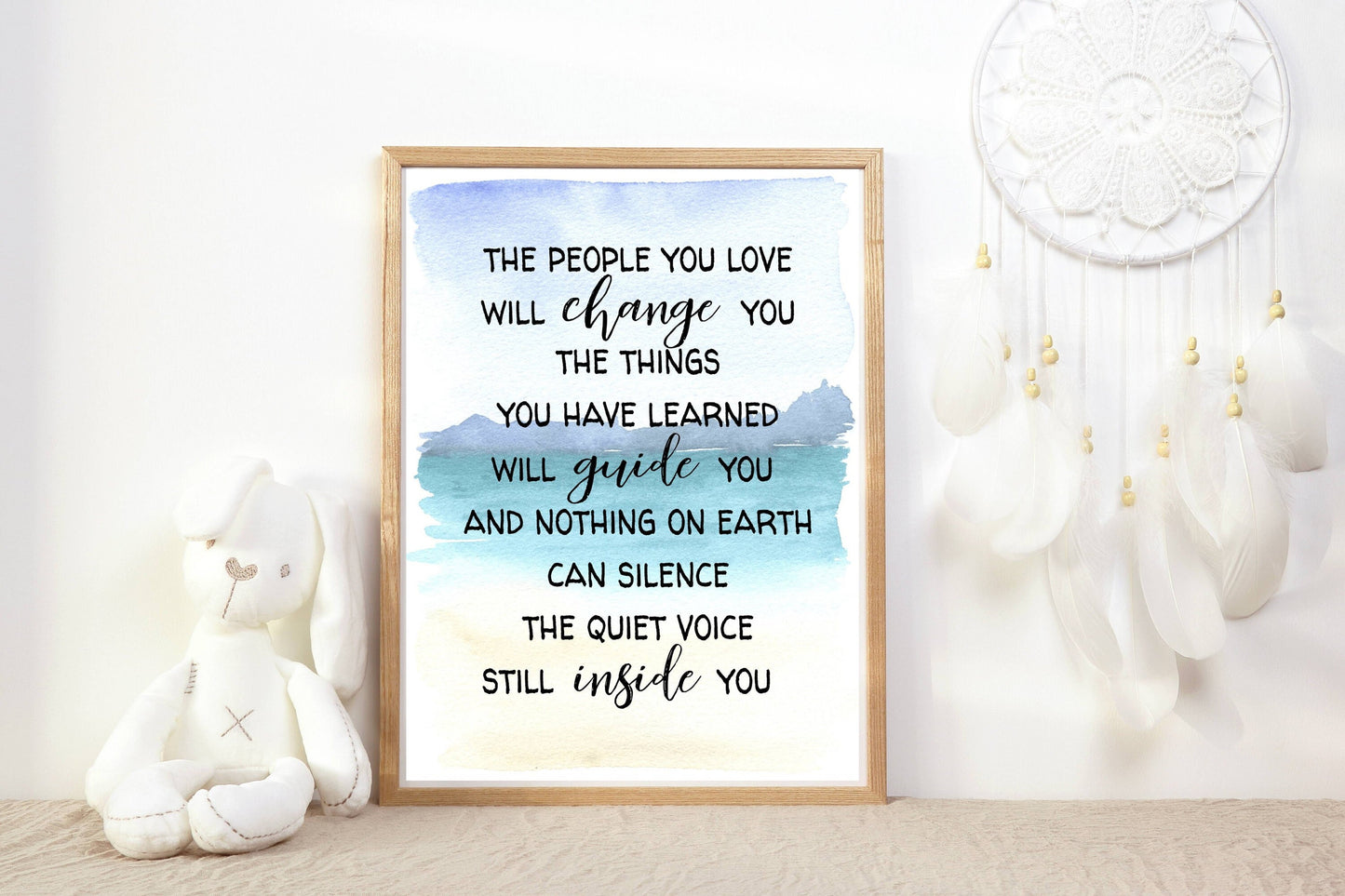 Voice Inside You Print | Moana Quote | The People You Love Will Change You| Ancestors | Printable Wall Art| Nursery Decor | Digital Download