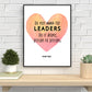Do Not Wait For Leaders Do It Alone Person To Person Print | Mother Teresa Quote | Printable Wall Art | Nursery Decor | Digital Download