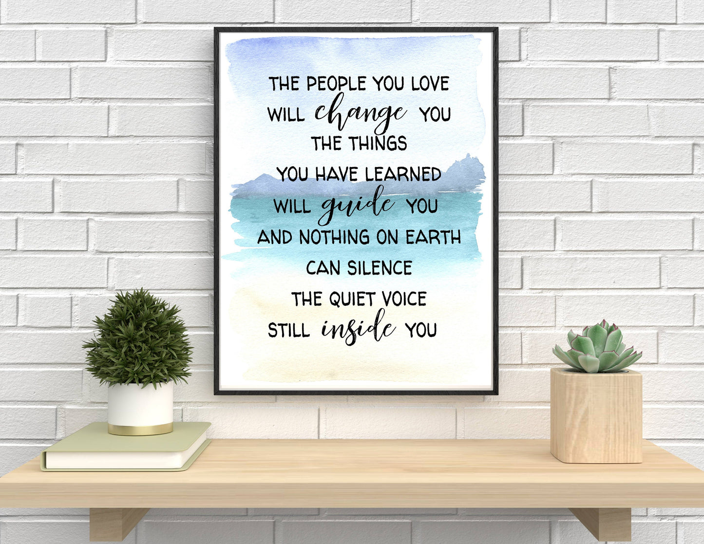 Voice Inside You Print | Moana Quote | The People You Love Will Change You| Ancestors | Printable Wall Art| Nursery Decor | Digital Download