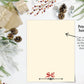 Letter From Santa Print at Home | INSTANT DOWNLOAD | Santa Claus Mail From North Pole | Kid's Christmas Note | Digital Printable