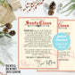 Letter From Santa Print at Home | INSTANT DOWNLOAD | Santa Claus Mail From North Pole | Kid's Christmas Note | Digital Printable