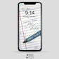 Own The Pen To Your Story Phone Wallpaper Background | Digital Download| Motivational Inspirational Art Robin Quote