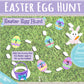 Easter Egg Treasure Hunt | INSTANT PRINTABLE DOWNLOAD| Easter Bunny Scavenger Hunt Activity | Rabbit Basket Clues| Easter Toddler Activities