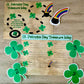 St. Patrick's Day Treasure Map | INSTANT PRINTABLE DOWNLOAD| Shamrock, Pot of Gold, Rainbow Scavenger Hunt| St Patricks Day Leprechaun Clues