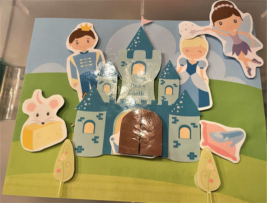 Princess Prince Cinderella Castle Pretend Play Mat Activity | INSTANT DOWNLOAD | Kids Magic Fairy Godmother Glass Slipper | Matching Game