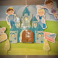 Princess Prince Cinderella Castle Pretend Play Mat Activity | INSTANT DOWNLOAD | Kids Magic Fairy Godmother Glass Slipper | Matching Game