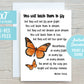 You Will Teach Them To Fly Mom 5x7 Printable Greeting Card | Mother's Day Gift | DIGITAL DOWNLOAD| Print At Home | Butterfly Mother Teresa