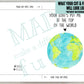 Your Love Put Me At The Top Of The World Song 5x7 Printable Greeting Card | Mother's Day Thank You Anniversary Valentine Gift |Print At Home