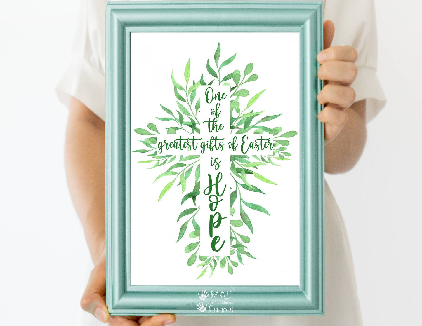 One Of The Greatest Gifts Of Easter Is Hope 5x7 Printable Greeting Card | Easter Decor Easter Card Spring | Digital Download Print At Home