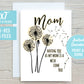 Mom Having You As My Mom Is A Wish Come True 5x7 Printable Greeting Card | DIGITAL DOWNLOAD | Mother's Day Gift For Mother | Print At Home