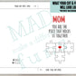 Mom You Are The Piece That Holds Us Together 5x7 Printable Greeting Card | DIGITAL DOWNLOAD| Mother's Day Gift Puzzle Family | Print At Home