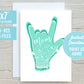 I Love You Mom ASL Sign Language 5x7 Printable Greeting Card | DIGITAL DOWNLOAD|  Mother's Day Gift | Happy Mothers Day Mom | Print At Home