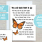 You Will Teach Them To Fly Mom 5x7 Printable Greeting Card | Mother's Day Gift | DIGITAL DOWNLOAD| Print At Home | Butterfly Mother Teresa