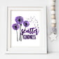 Scatter Kindness Print 8x10 | Dandelion Wish | Digital Download | Inspirational Decor | Printable Nursery Wall Art | Graduation Gift