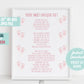 Clubfoot Poem Your Sweet Unique Feet Digital Downlad | 8x10 Print At Home | Printable Nursery Room Decor| Clubfoot Cuties Prayer | TEV